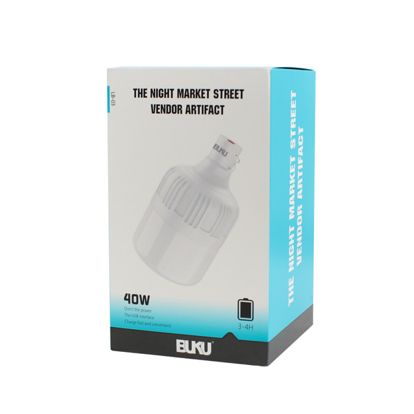 لامپ ال ای دی 40 وات بوکو BUKU مدل شارژی